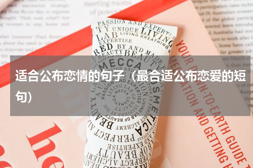 适合公布恋情的句子（最合适公布恋爱的短句）