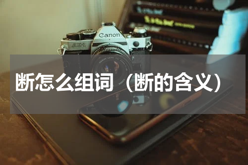 断怎么组词（断的含义）