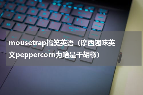 mousetrap搞笑英语（摩西趣味英文peppercorn为啥是干胡椒）