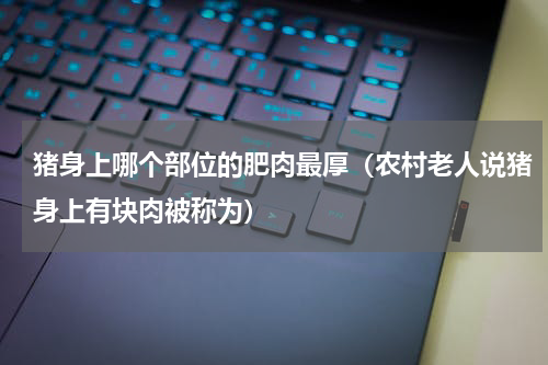 猪身上哪个部位的肥肉最厚（农村老人说猪身上有块肉被称为）