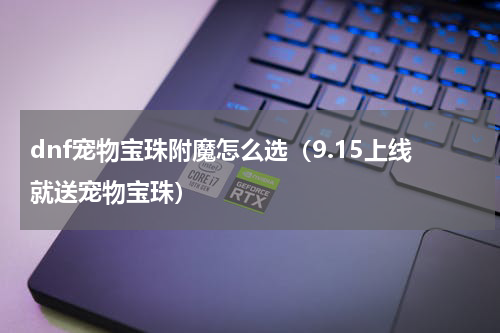dnf宠物宝珠附魔怎么选（9.15上线就送宠物宝珠）