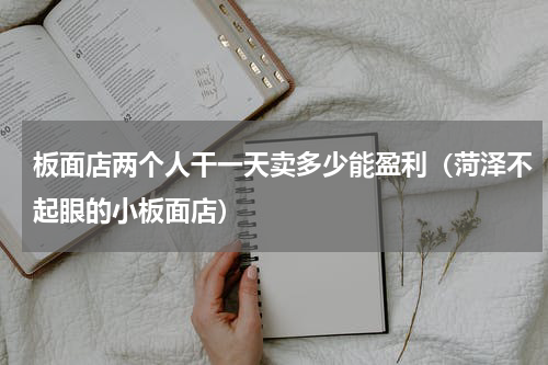 板面店两个人干一天卖多少能盈利（菏泽不起眼的小板面店）