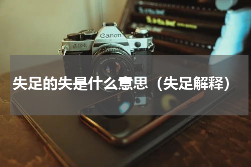 失足的失是什么意思（失足解释）