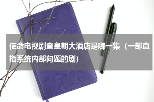 使命电视剧查皇朝大酒店是哪一集（一部直指系统内部问题的剧）