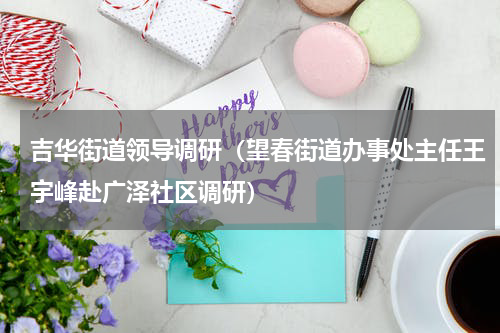 吉华街道领导调研（望春街道办事处主任王宇峰赴广泽社区调研）