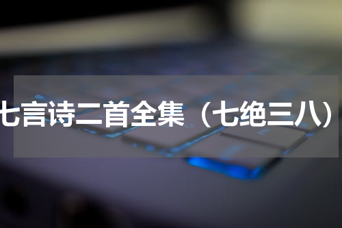 七言诗二首全集（七绝三八）