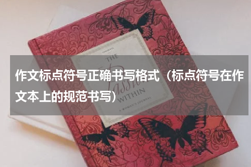 作文标点符号正确书写格式（标点符号在作文本上的规范书写）