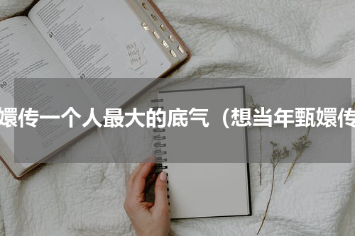 甄嬛传一个人最大的底气（想当年甄嬛传）