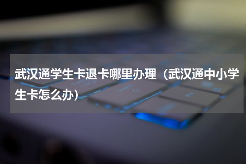 武汉通学生卡退卡哪里办理（武汉通中小学生卡怎么办）