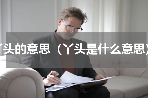 丫头的意思（丫头是什么意思）