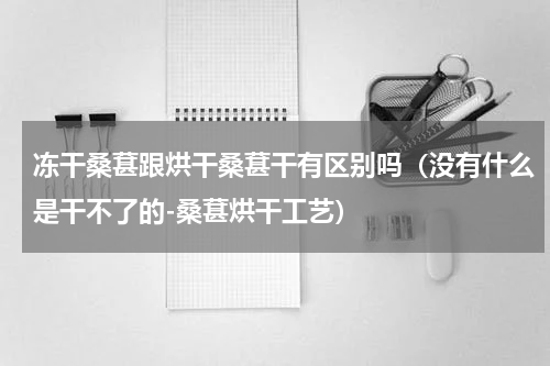 冻干桑葚跟烘干桑葚干有区别吗（没有什么是干不了的-桑葚烘干工艺）