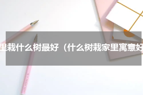 家里栽什么树最好（什么树栽家里寓意好）
