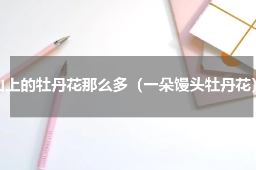 山上的牡丹花那么多（一朵馒头牡丹花）