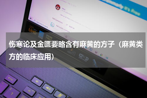 伤寒论及金匮要略含有麻黄的方子（麻黄类方的临床应用）