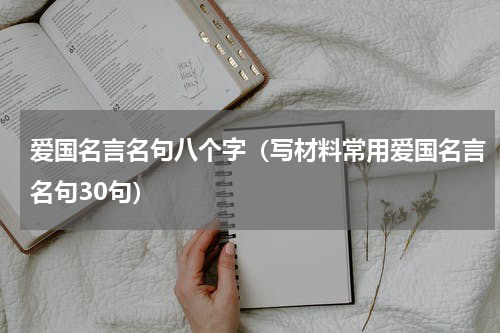 爱国名言名句八个字（写材料常用爱国名言名句30句）