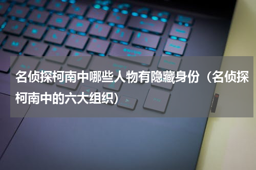 名侦探柯南中哪些人物有隐藏身份（名侦探柯南中的六大组织）