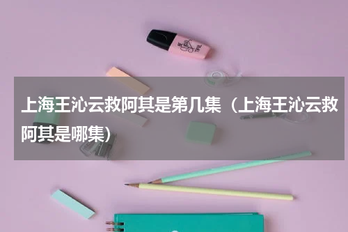 上海王沁云救阿其是第几集（上海王沁云救阿其是哪集）