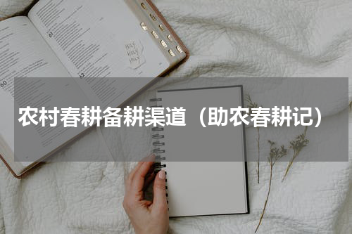 农村春耕备耕渠道（助农春耕记）