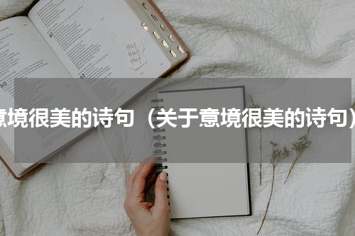 意境很美的诗句（关于意境很美的诗句）