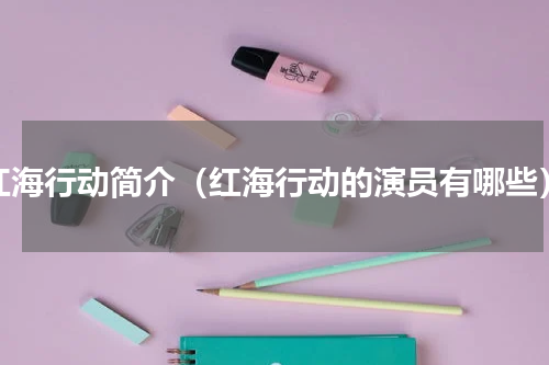 红海行动简介（红海行动的演员有哪些）