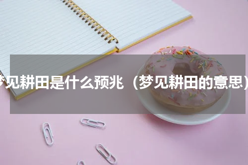 梦见耕田是什么预兆（梦见耕田的意思）