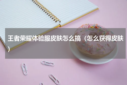 王者荣耀体验服皮肤怎么搞（怎么获得皮肤）