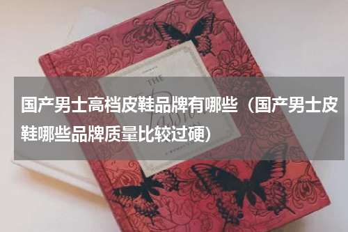 国产男士高档皮鞋品牌有哪些（国产男士皮鞋哪些品牌质量比较过硬）