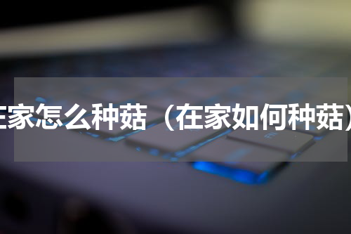 在家怎么种菇（在家如何种菇）