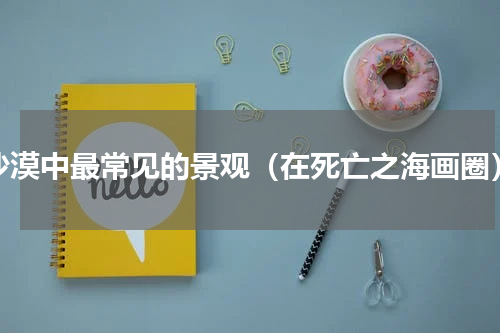 沙漠中最常见的景观（在死亡之海画圈）