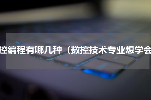 数控编程有哪几种（数控技术专业想学会）