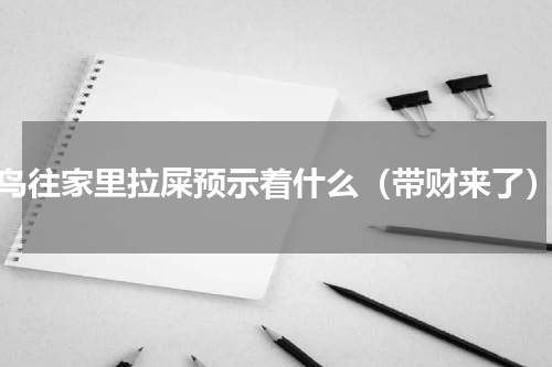 鸟往家里拉屎预示着什么（带财来了）