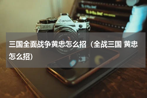 三国全面战争黄忠怎么招（全战三国 黄忠怎么招）