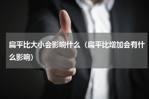 扁平比大小会影响什么（扁平比增加会有什么影响）