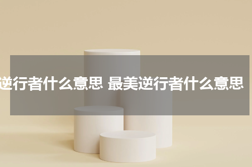 逆行者什么意思 最美逆行者什么意思