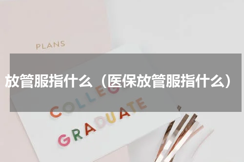 放管服指什么（医保放管服指什么）