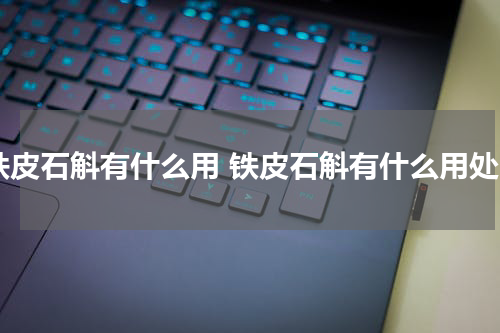 铁皮石斛有什么用 铁皮石斛有什么用处