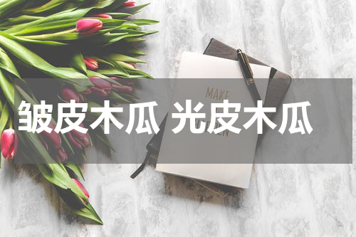 皱皮木瓜 光皮木瓜