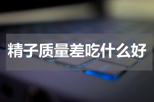 精子质量差吃什么好