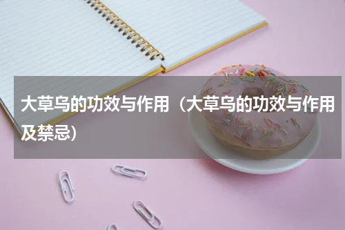 大草乌的功效与作用（大草乌的功效与作用及禁忌）