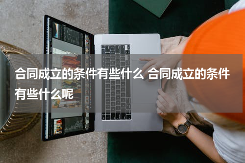合同成立的条件有些什么 合同成立的条件有些什么呢