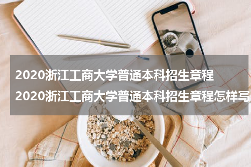 2020浙江工商大学普通本科招生章程 2020浙江工商大学普通本科招生章程怎样写