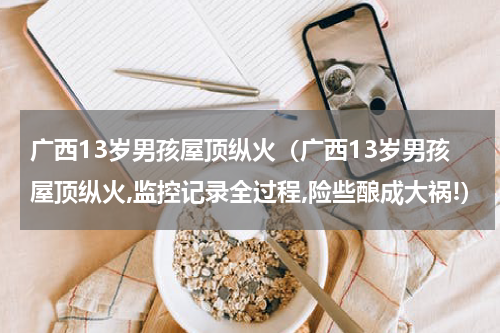 广西13岁男孩屋顶纵火（广西13岁男孩屋顶纵火,监控记录全过程,险些酿成大祸!）