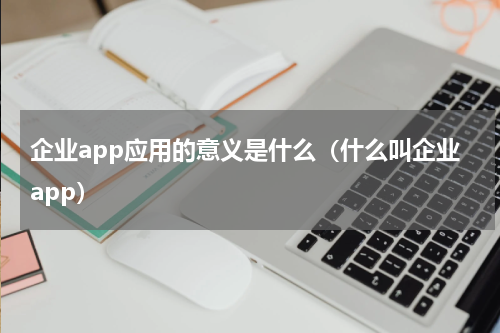 企业app应用的意义是什么（什么叫企业app）