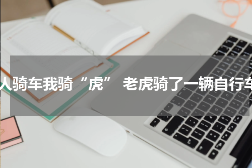 别人骑车我骑“虎” 老虎骑了一辆自行车