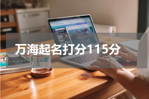 万海起名打分115分