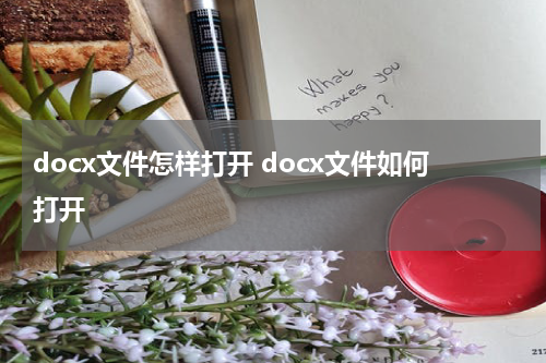 docx文件怎样打开 docx文件如何打开