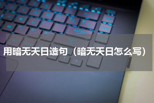 用暗无天日造句（暗无天日怎么写）