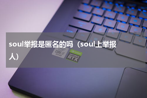 soul举报是匿名的吗（soul上举报人）