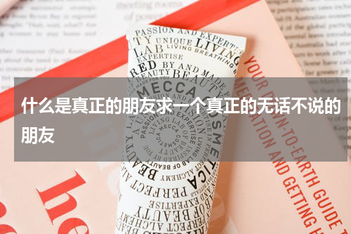 什么是真正的朋友求一个真正的无话不说的朋友