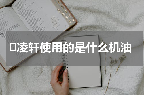 ​凌轩使用的是什么机油